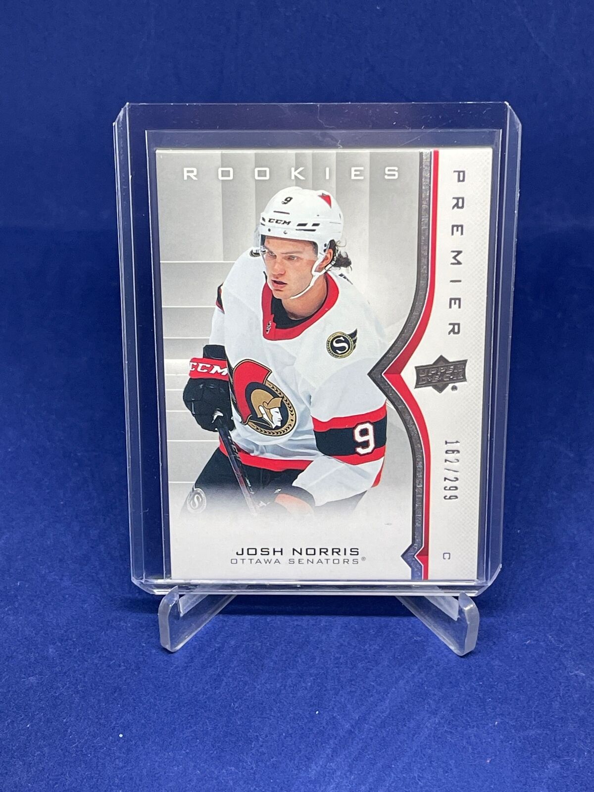 JOSH NORRIS 2020-21 UPPER DECK PREMIER ROOKIES RC #D /299