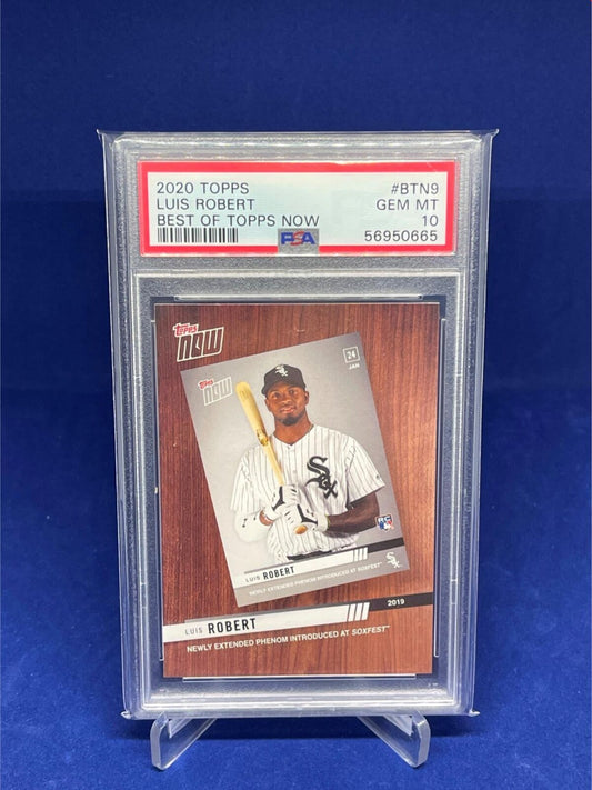 LUIS ROBERT 2020 TOPPS BEST OF TOPPS NOW ROOKIE RC PSA 10 GEM MINT