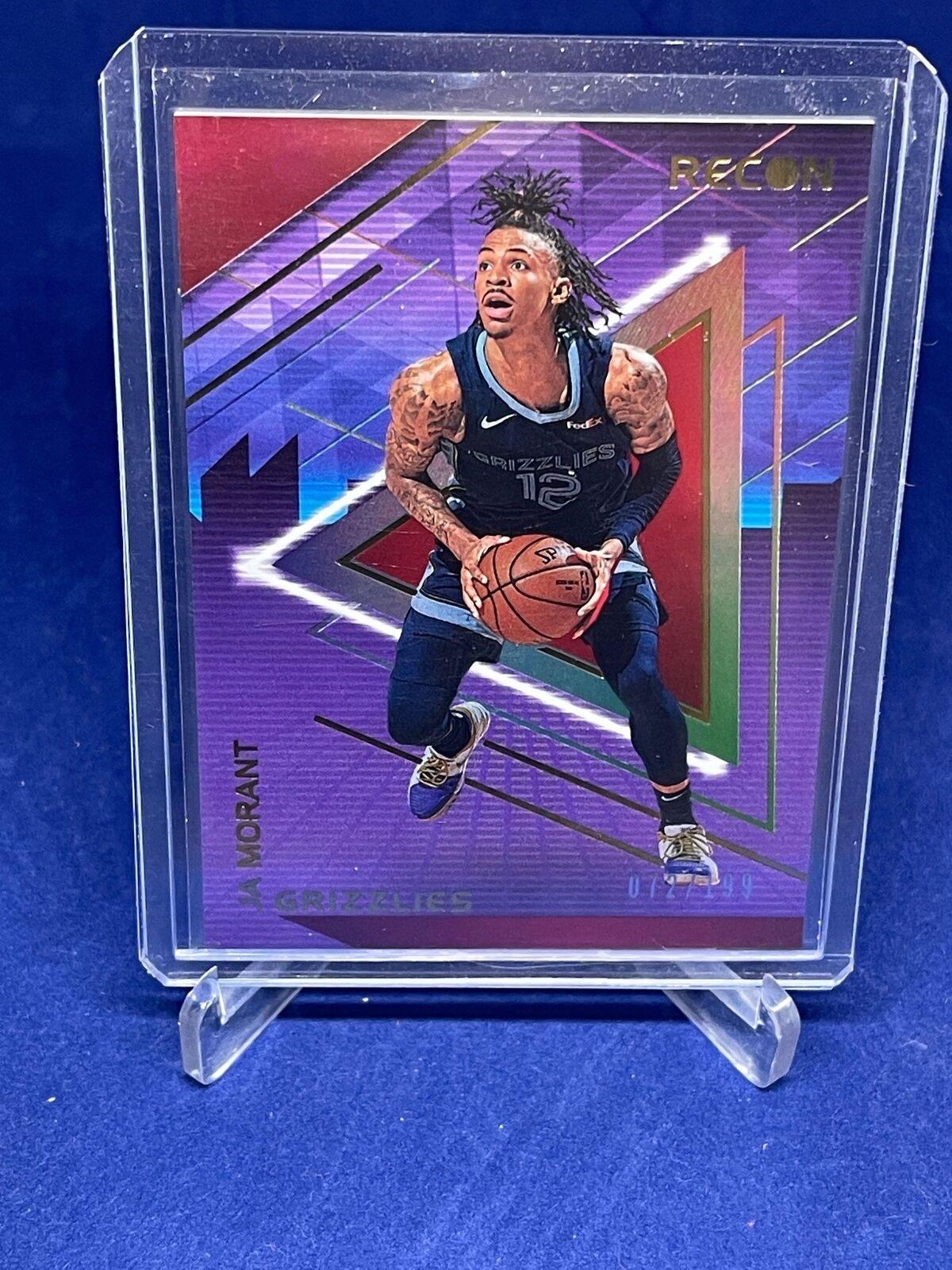 JA MORANT 2020-21 PANINI RECON RED FOIL #D 72/199
