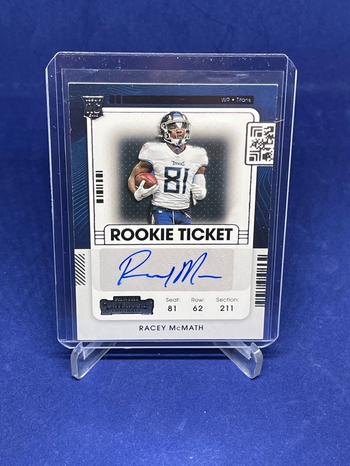 RACEY MCMATH 2021 PANINI CONTENDERS ROOKIE TICKET AUTO RC #240