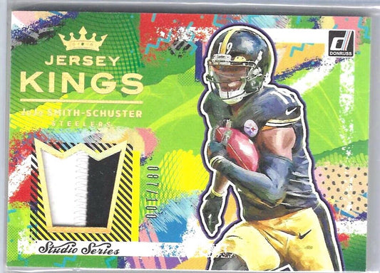 JUJU SMITH-SCHUSTER 2021 DONRUSS JERSEY KINGS PATCH #D 87/100