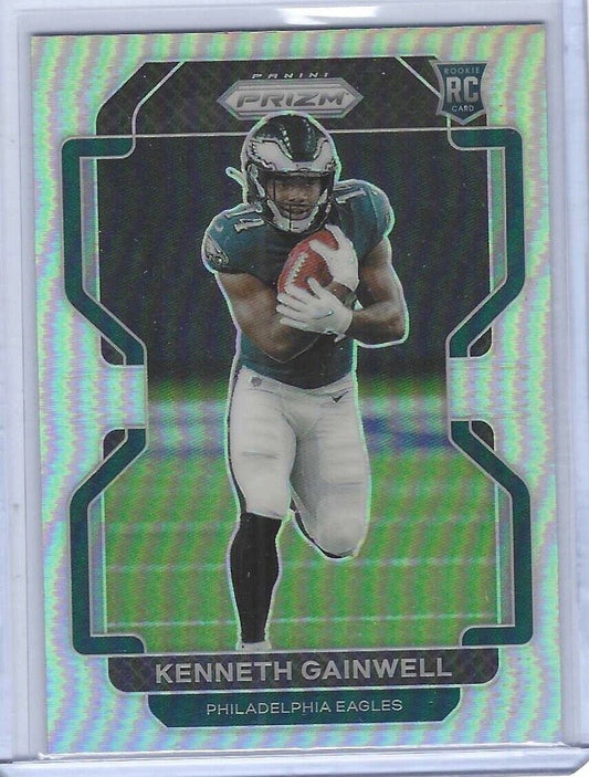 KENNETH GAINWELL 2021 PANINI PRIZM SILVER PRIZM ROOKIE RC #369