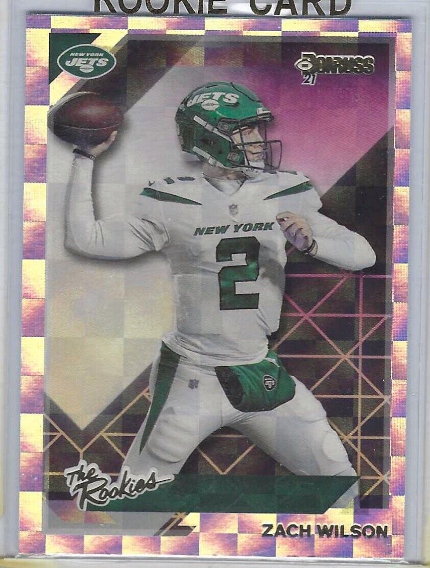 ZACH WILSON 2021 DONRUSS THE ROOKIES RC #TR-ZWI