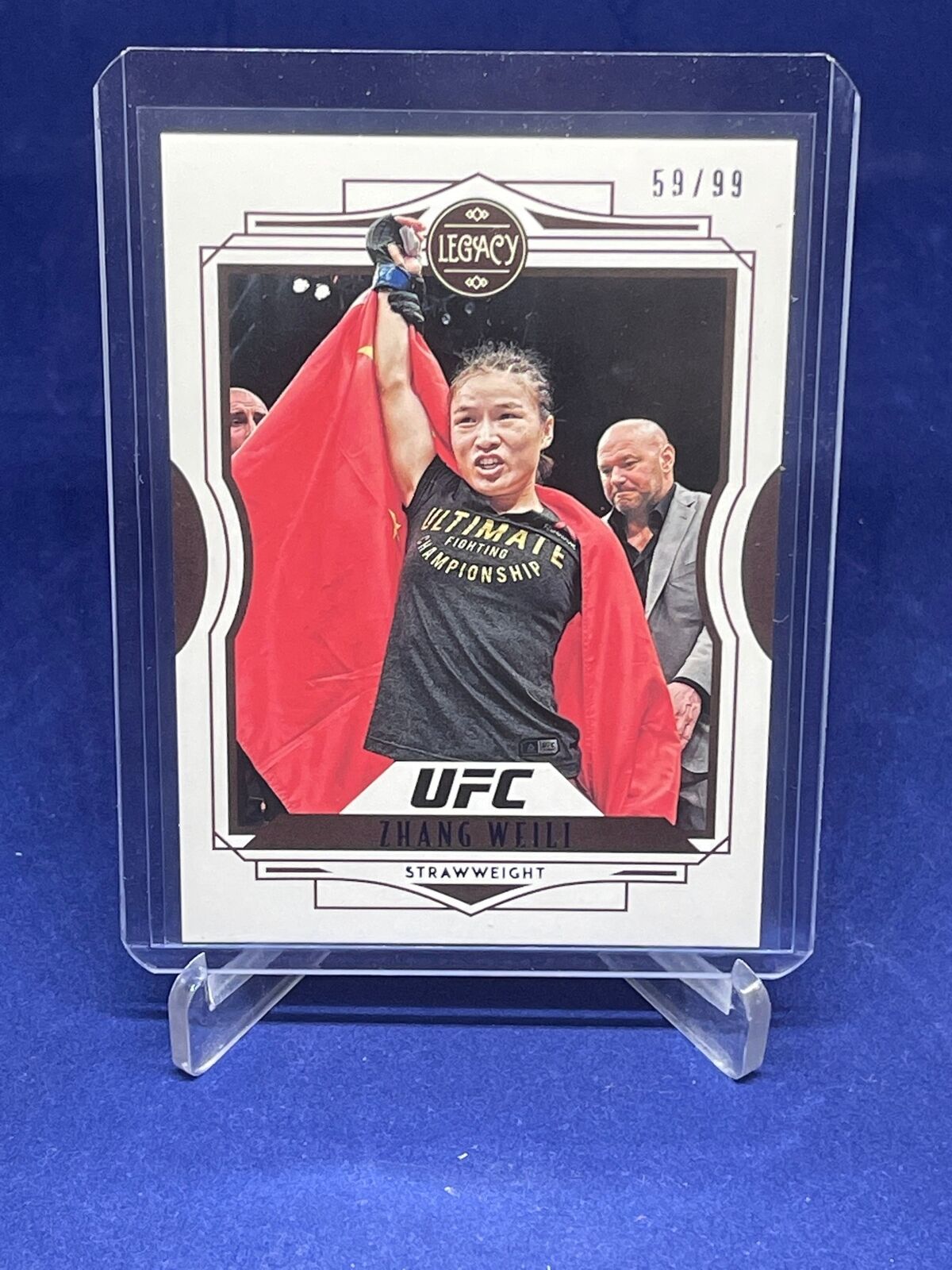 ZHANG WEILI 2021 PANINI CHRONICLES LEGACY BLUE #D 59/99