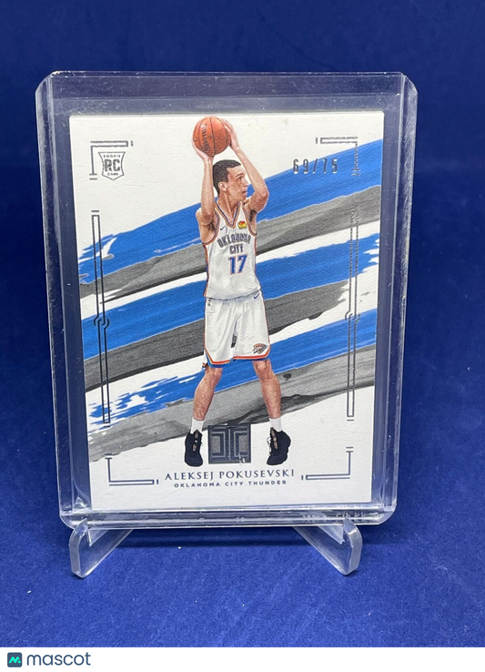 ALEKSEJ POKUSEVSKI 2020-21 PANINI IMPECCABLE ROOKIE RC #D 69/75