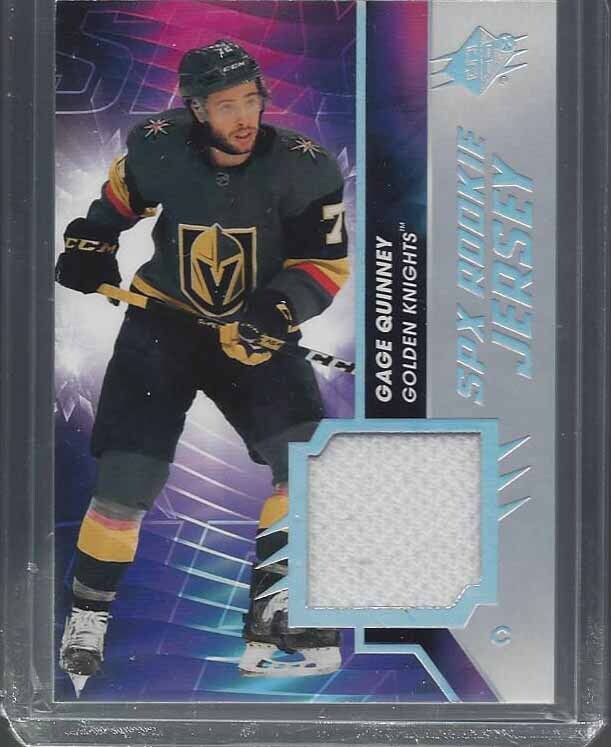 GAGE QUINNEY 2020-21 SPX ROOKIE JERSEY RC