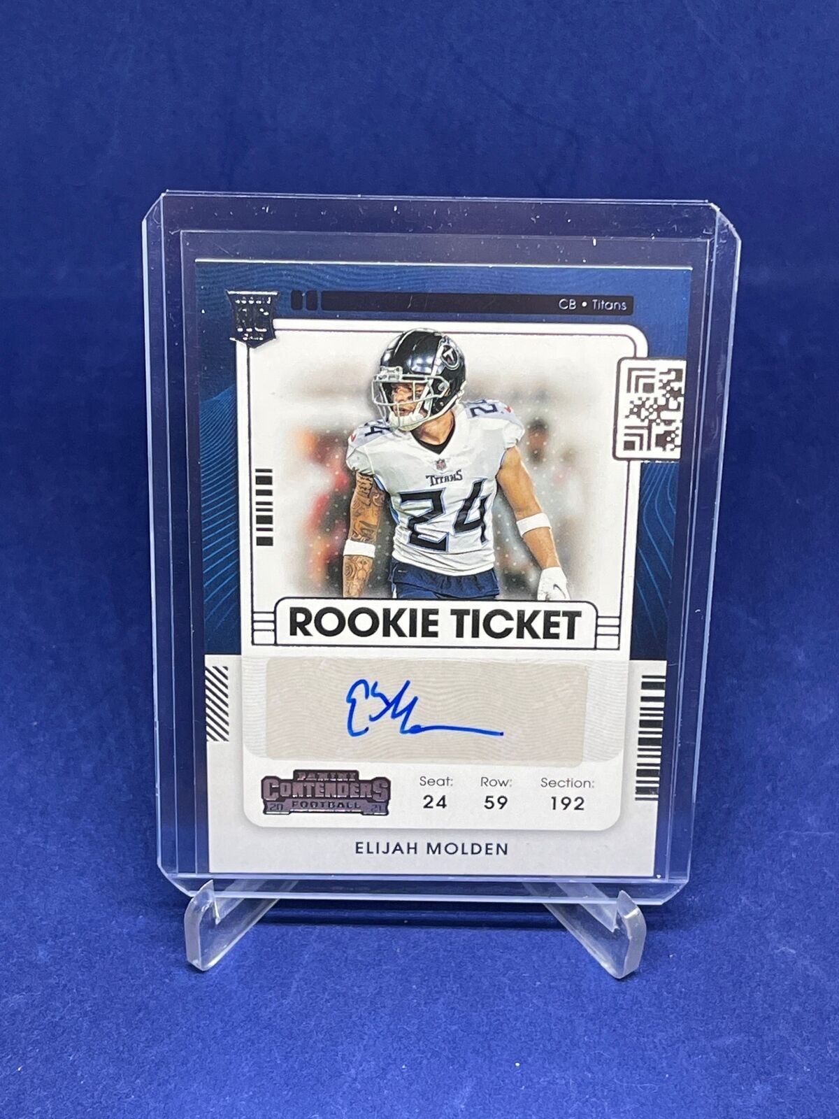 ELIJAH MOLDEN 2021 PANINI CONTENDERS ROOKIE TICKET AUTO RC #194