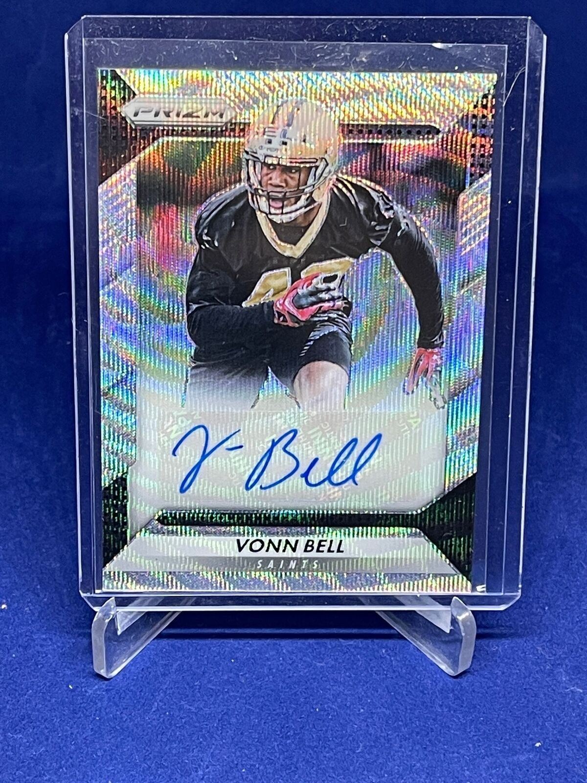 VONN BELL 2016 PANINI PRIZM BLUE WAVE PRIZM AUTO ROOKIE RC #D 134/149