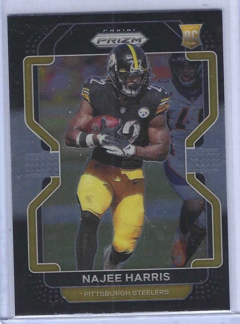 NAJEE HARRIS 2021 PANINI CHRONICLES PRIZM BLACK ROOKIE RC #PB-6