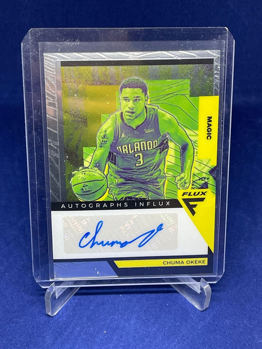 CHUMA OKEKE 2020-21 PANINI FLUX INFLUX AUTOGRAPHS AUTO