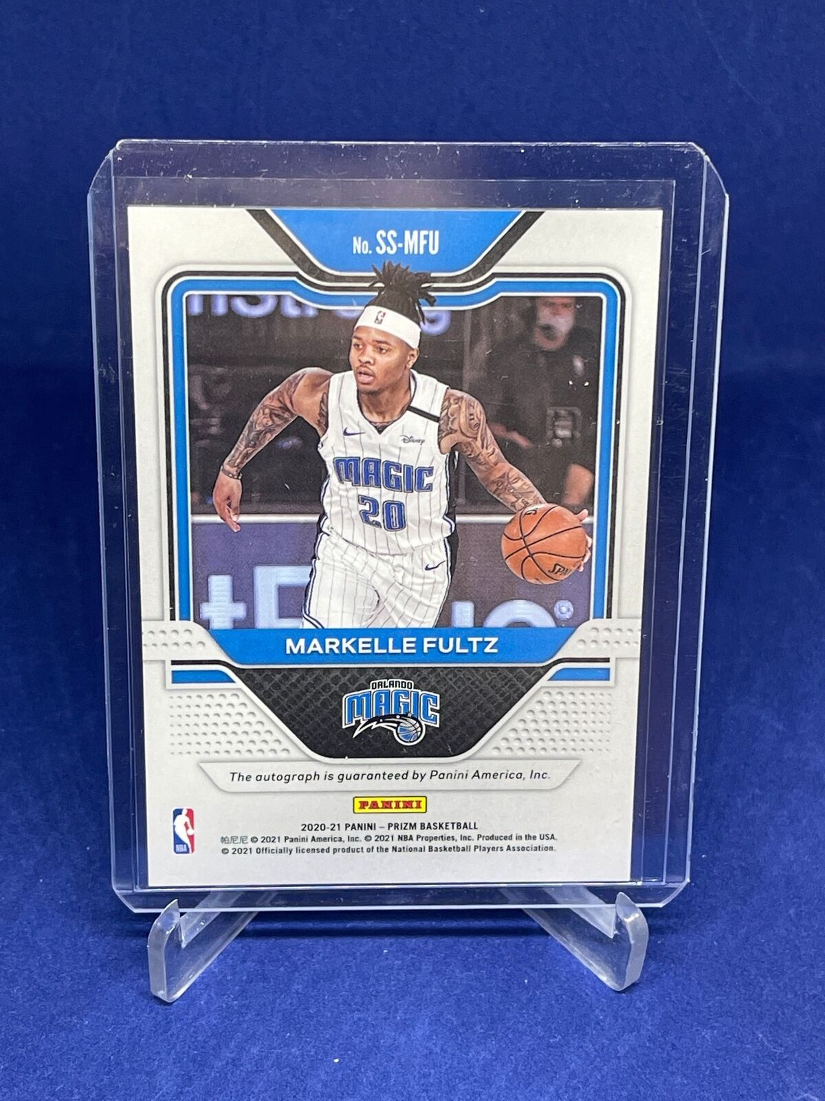 MARKELLE FULTZ 2020-21 PANINI PRIZM SENSATIONAL SIGNATURES AUTO