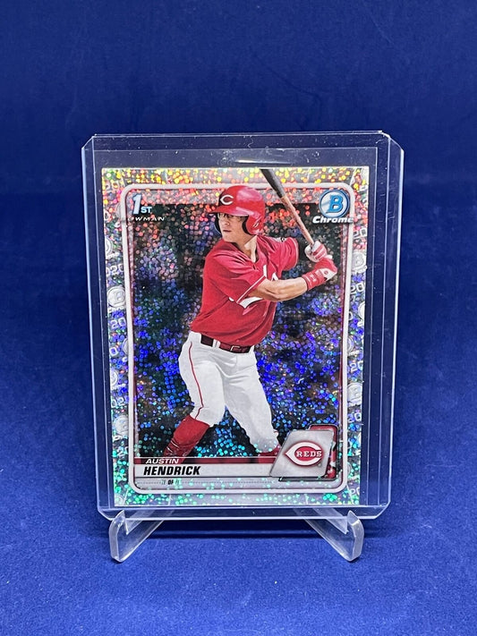 AUSTIN HENDRICK 2020 BOWMAN CHROME 1ST BOWMAN SPARKLE REFRACTOR PROSPECT