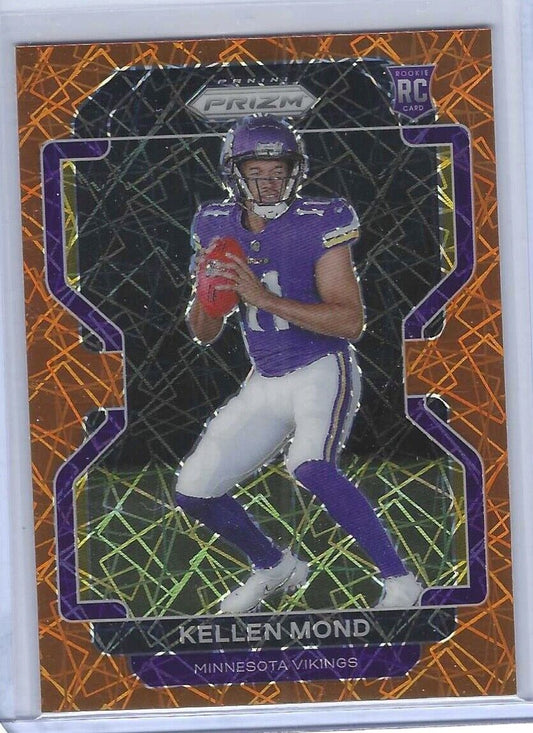 KELLEN MOND 2021 PANINI PRIZM ORANGE LAZER PRIZM ROOKIE RC #351