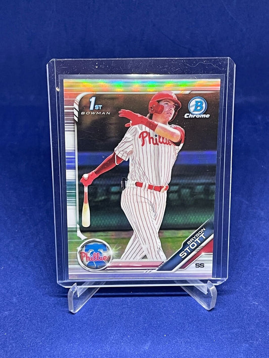 BRYSON STOTT 2019 BOWMAN CHROME 1ST BOWMAN REFRACTOR PROSPECT