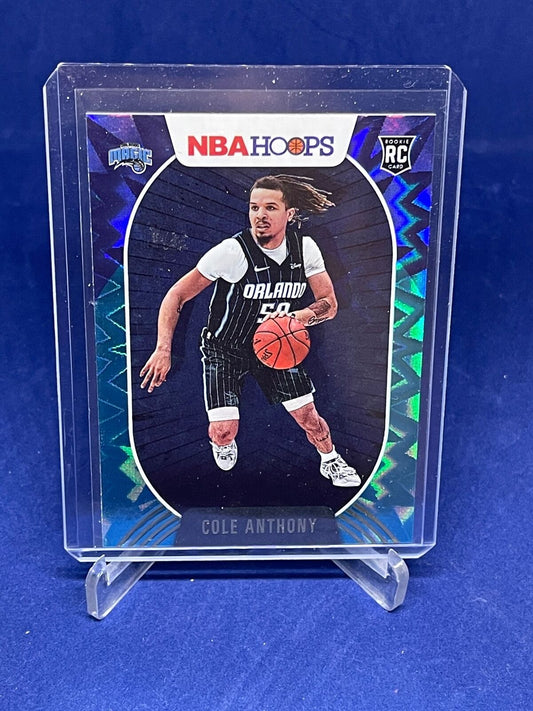 COLE ANTHONY 2020-21 PANINI NBA HOOPS TEAL EXPLOSION ROOKIE RC #234