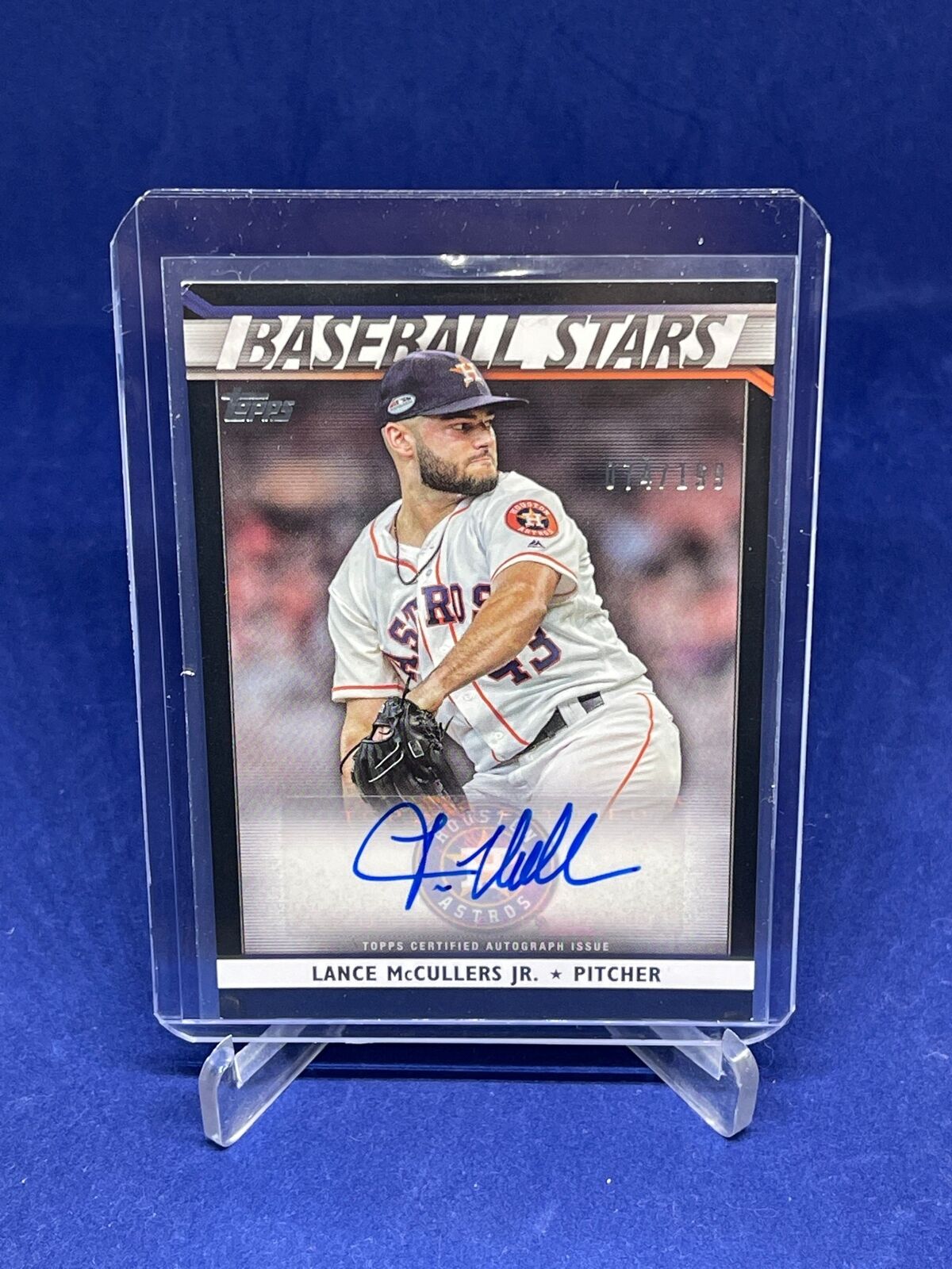 LANCE MCCULLERS JR 2020 TOPPS SERIES ONE BASEBALL STARS AUTO #D 74/199