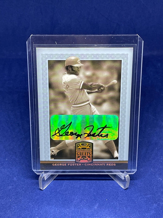 GEORGE FOSTER 2005 DONRUSS GREATS REDS AUTO #31