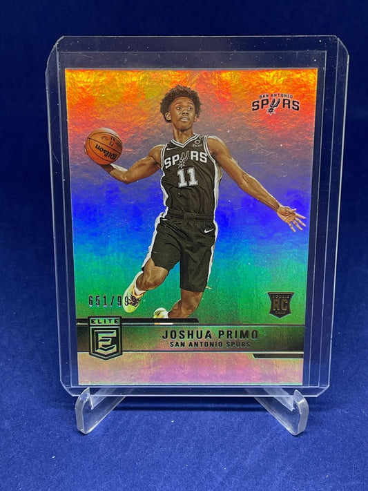 JOSHUA PRIMO 2021-22 PANINI DONRUSS ELITE ROOKIE RC #D 651/999