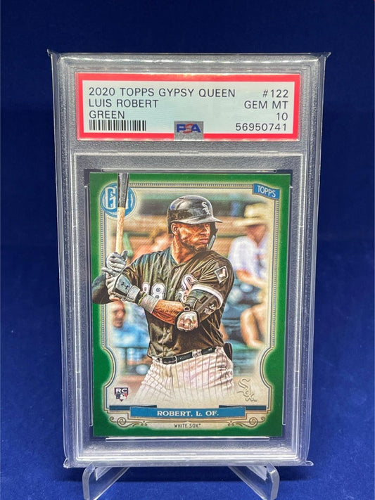 LUIS ROBERT 2020 TOPPS GYPSY QUEEN GREEN ROOKIE RC # 122 PSA 10 GEM MINT