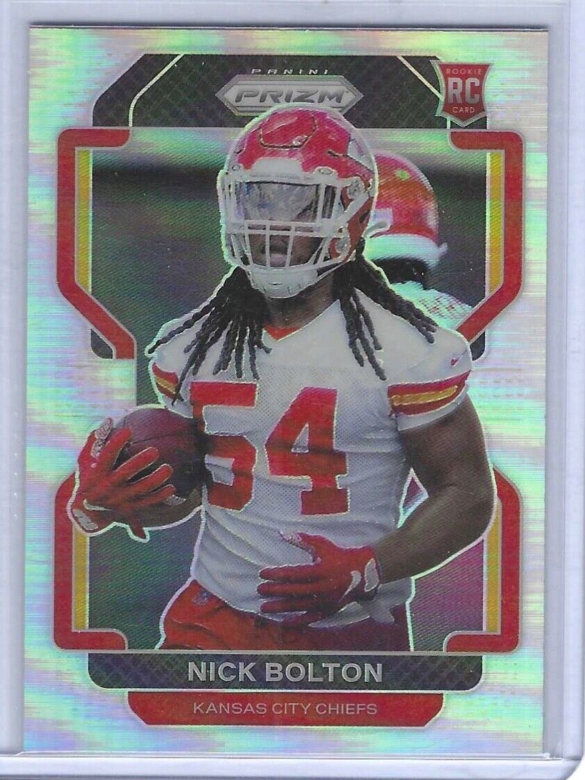 NICK BOLTON 2021 PANINI PRIZM SILVER PRIZM ROOKIE RC #390
