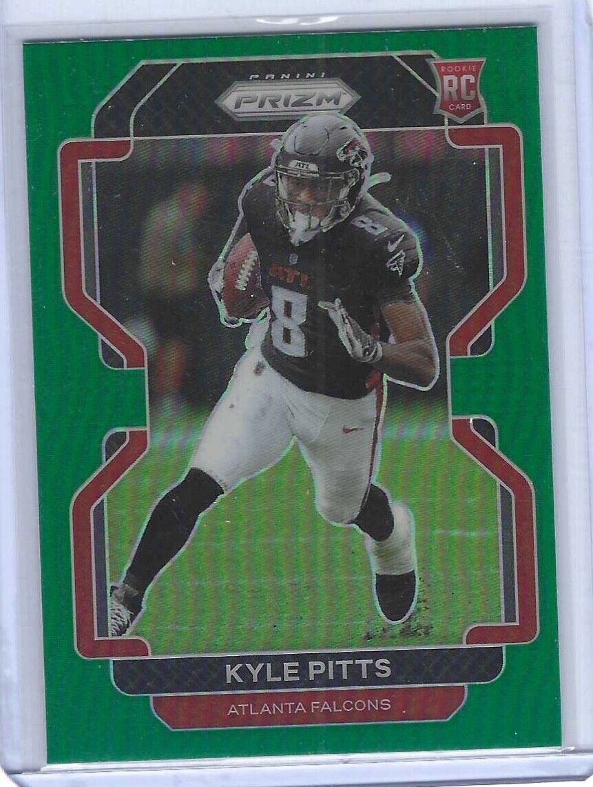 KYLE PITTS 2021 PANINI PRIZM GREEN PRIZM ROOKIE RC #341