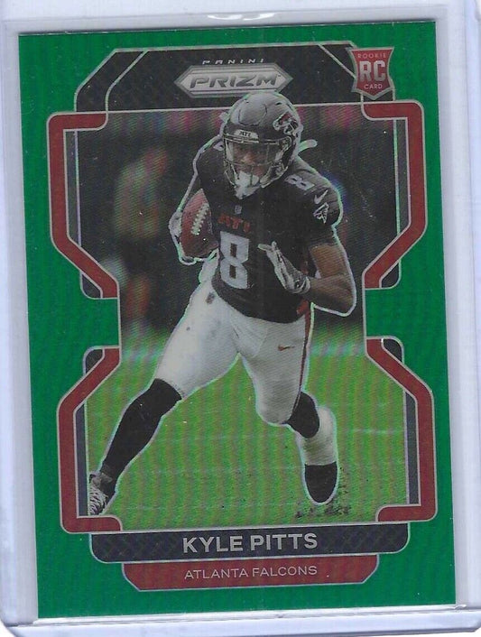 KYLE PITTS 2021 PANINI PRIZM GREEN PRIZM ROOKIE RC #341
