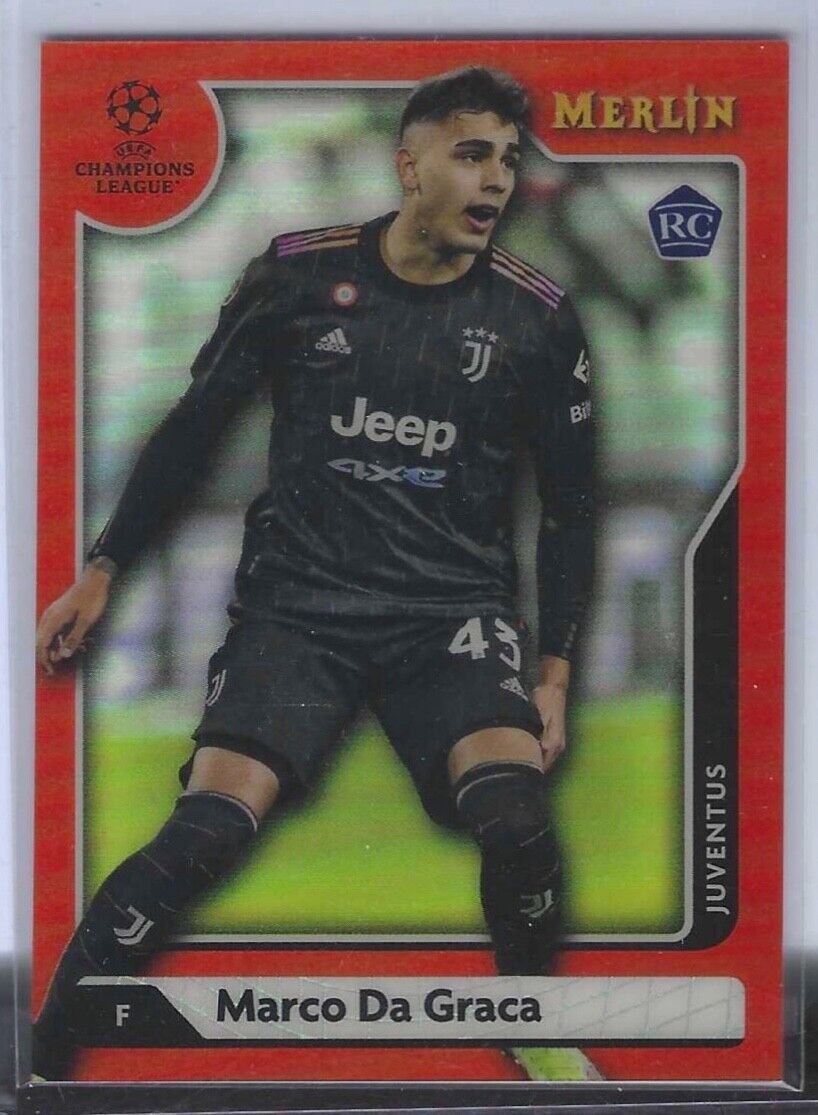 MARCO DA GRACA 2021-22 TOPPS MERLIN ORANGE REFRACTOR ROOKIE RC #D 03/25