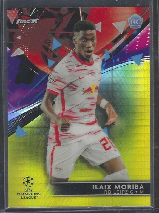 ILAIX MORIBA 2021-22 TOPPS FINEST YELLOW HYPER REFRACTOR ROOKIE RC #D 200/250