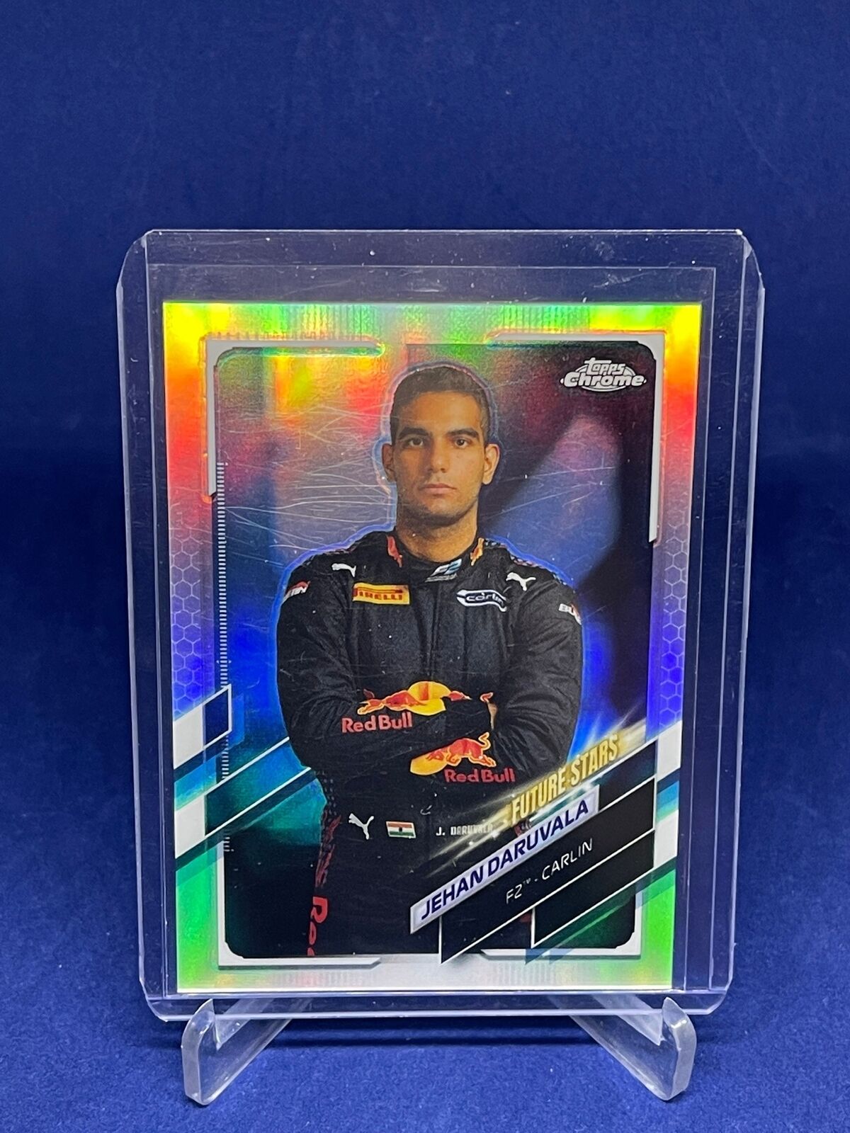 CHRISTIAN LUNDGAARD 2021 TOPPS CHROME F2 FUTURE STARS PORTRAIT REFRACTOR #79