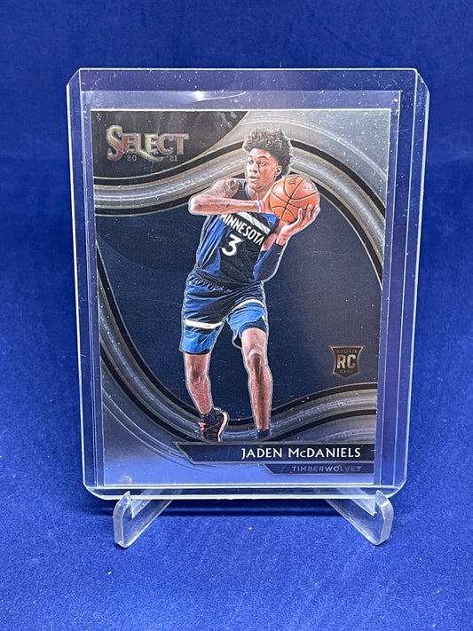 JADEN MCDANIELS 2020-21 PANINI SELECT COURTSIDE ROOKIE RC #273