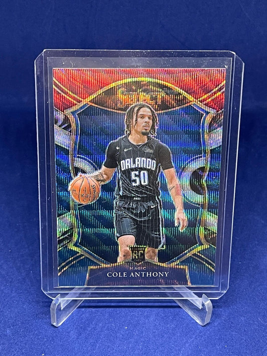COLE ANTHONY 2020-21 PANINI SELECT CONCOURSE TRI-COLOR PRIZM ROOKIE RC #75