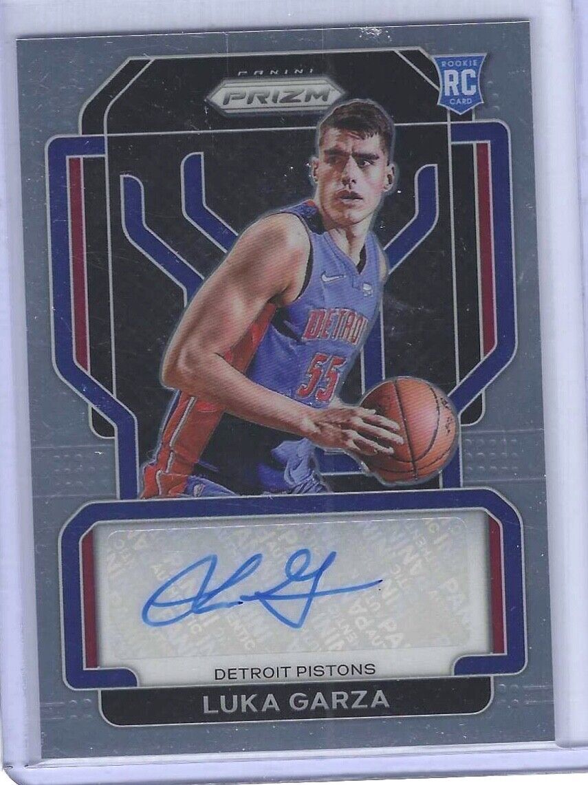 LUKA GARZA 2021-22 PANINI PRIZM ROOKIE AUTO RC #RS-LUG