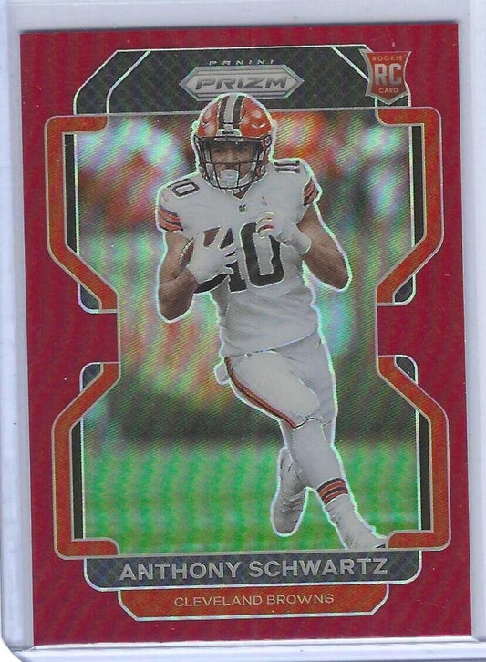ANTHONY SCHWARTZ 2021 PANINI PRIZM RED PRIZM SSP ROOKIE RC  /7 OR /8 RARE! 361