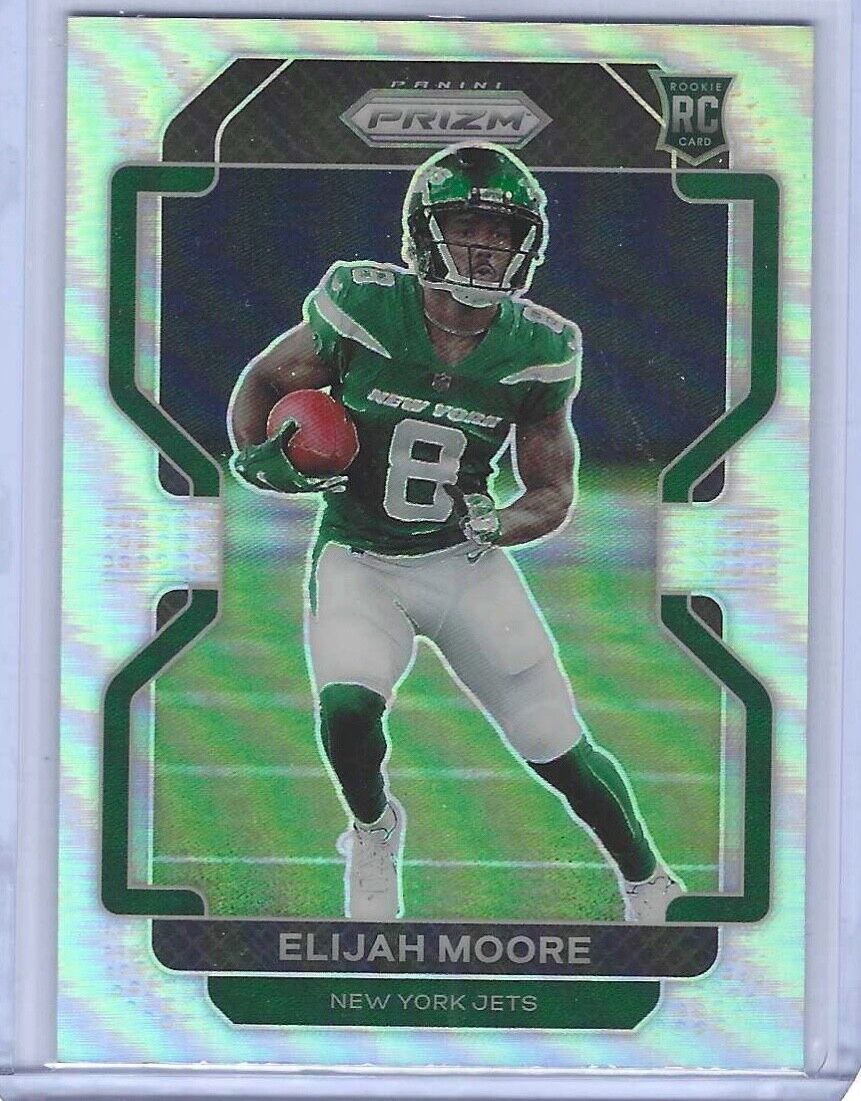 ELIJAH MOORE 2021 PANINI PRIZM VARIATION SILVER PRIZM ROOKIE RC #V-346