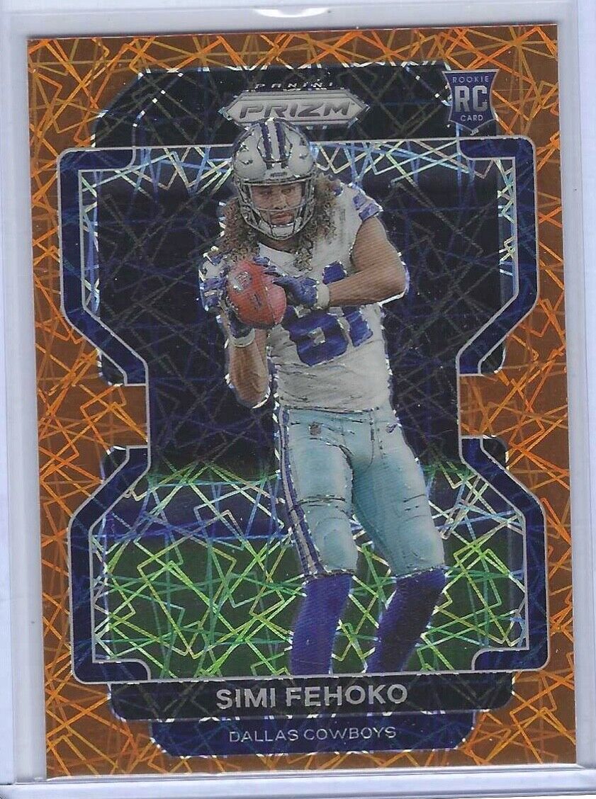 SIMI FEHOKO 2021 PANINI PRIZM ORANGE LAZER PRIZM ROOKIE RC #371