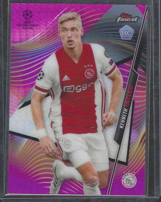 KENNETH TAYLOR 2020-21 TOPPS FINEST PINK HYPER REFRACTOR ROOKIE RC #D 002/125
