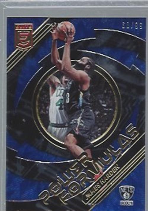 JAMES HARDEN 2021-22 PANINI ELITE POWER FORMULAS BLUE #D 68/99