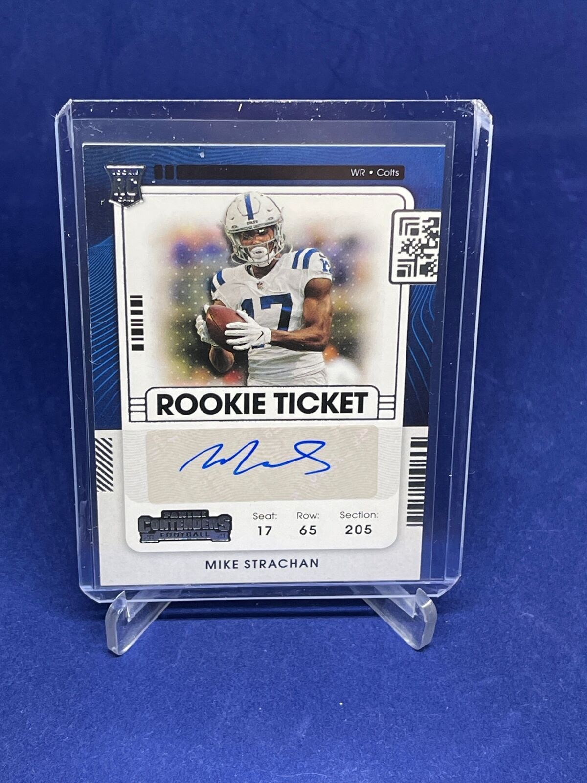 MIKE STRACHAN 2021 PANINI CONTENDERS ROOKIE TICKET AUTO RC #251