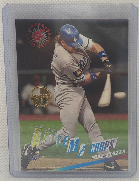 MIKE PIAZZA 1995 TOPPS STADIUM CLUB MEMBERS ONLY EXTREME CORPS #502