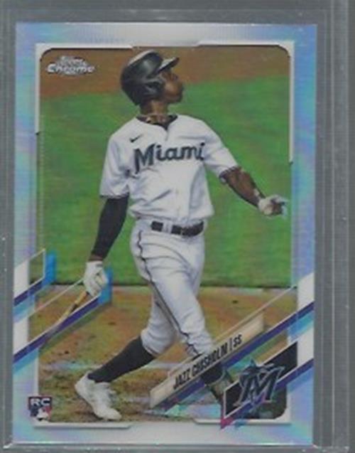 JAZZ CHISHOLM 2021 TOPPS CHROME ROOKIE REFRACTOR RC #144