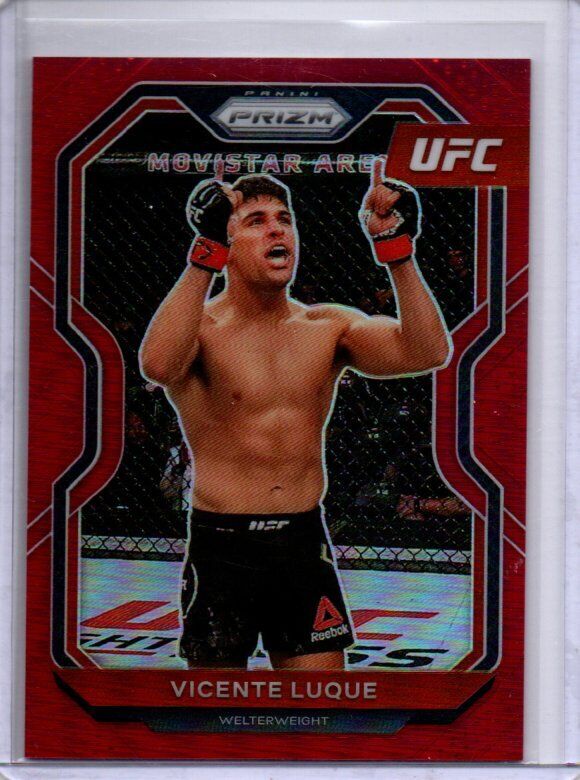 VICENTE LUQUE 2021 PANINI PRIZM UFC RED PRIZM #D 57/275