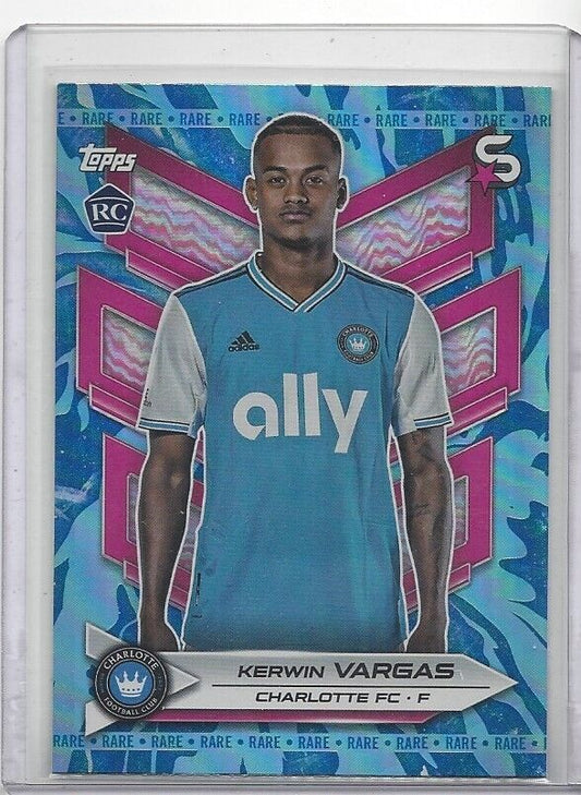 KERWIN VARGAS 2024 TOPPS MLS SUPERSTARS BLUE RARE RC #51