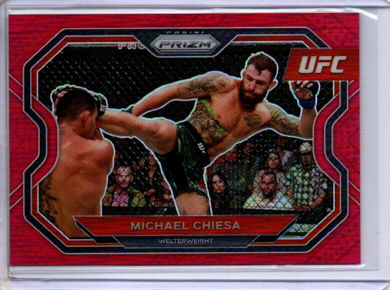 MICHAEL CHIESA 2021 PANINI PRIZM UFC RED PRIZM #D 225/275