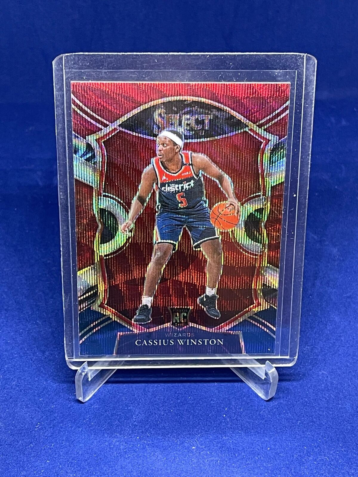 CASSIUS WINSTON 2020-21 PANINI SELECT CONCOURSE TRI COLOR PRIZM ROOKIE RC #96