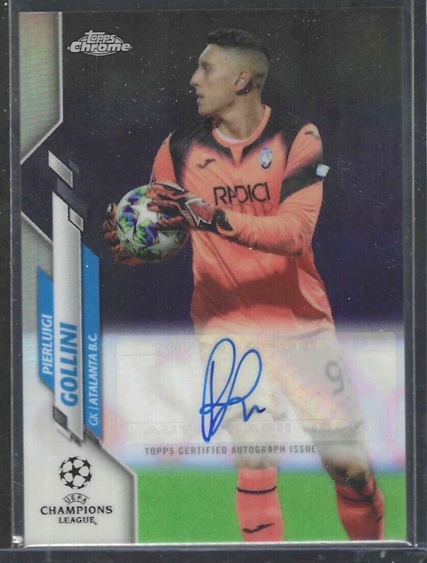 PIERLUIGI GOLLINI 2019-20 TOPPS CHROME UEFA SILVER REFRACTOR AUTO #CA-PGO
