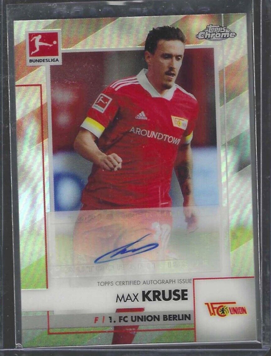 MAX KRUSE 2020-21 TOPPS CHROME BUNDESLIGA REFRACTOR AUTO #BCA-MKR