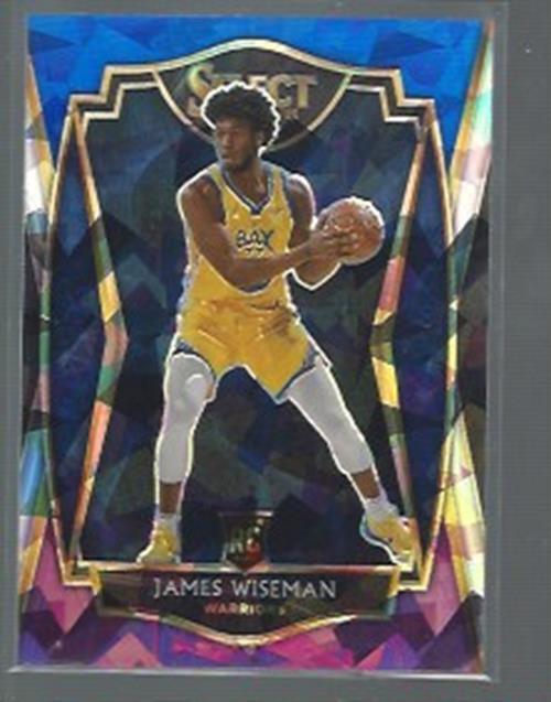 JAMES WISEMAN 2020-21 PANINI SELECT CRACKED ICE PRIZM PREMIER LEVEL RC #184