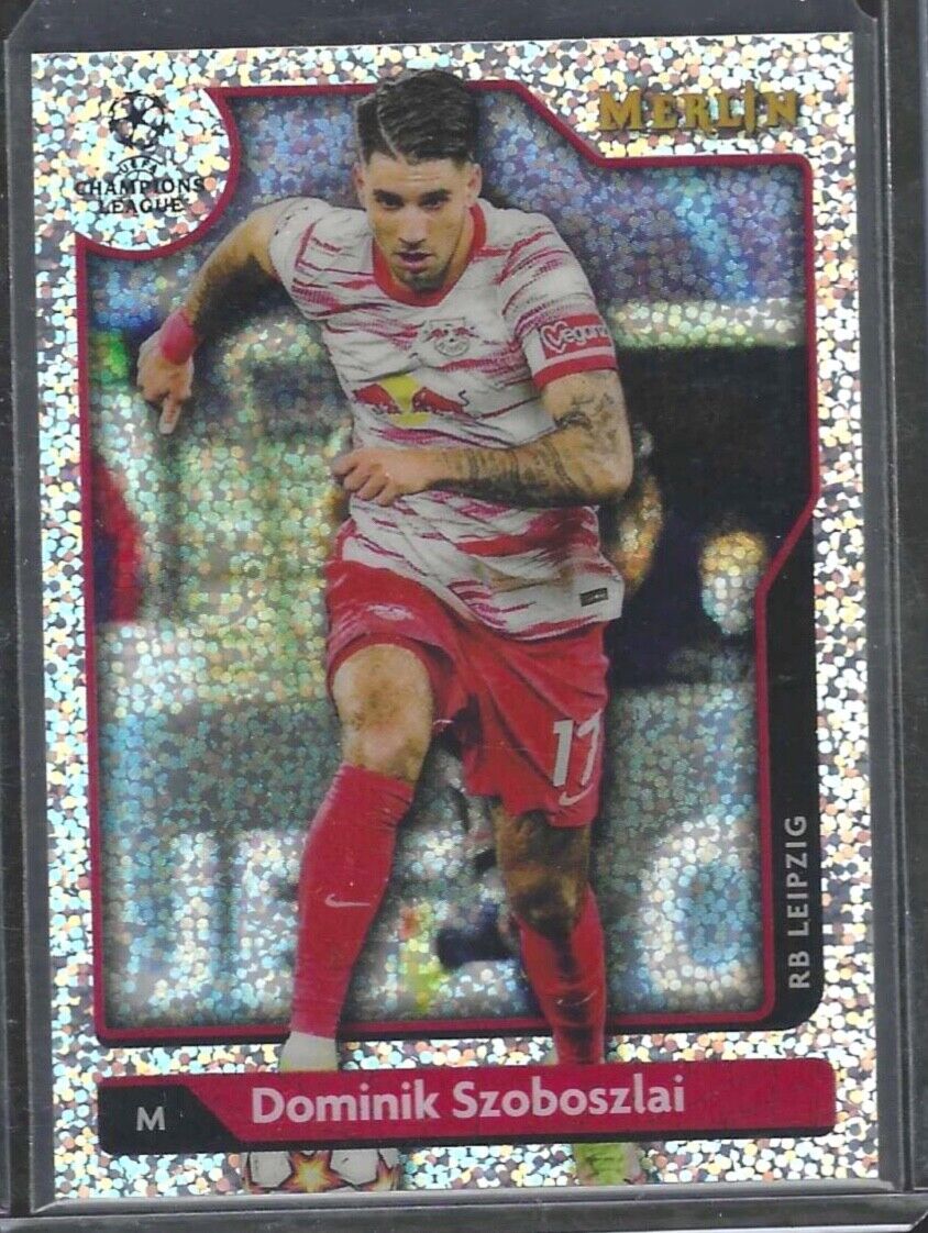 DOMINIK SZOBOSZALI 2021-22 TOPPS MERLIN SILVER SPECKLE REFRACTOR #D 001/150