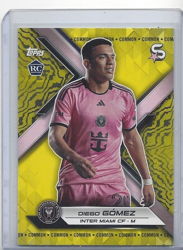 DIEGO GOMEZ 2024 TOPPS MLS SUPERSTARS YELLOW #154