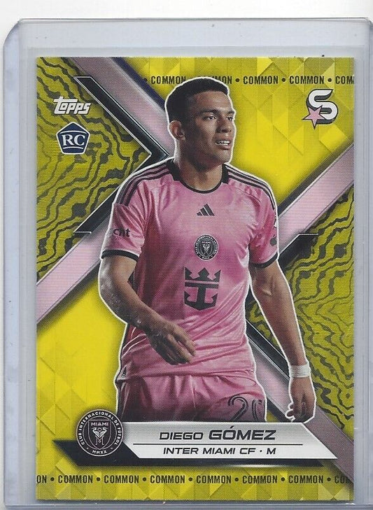 DIEGO GOMEZ 2024 TOPPS MLS SUPERSTARS YELLOW #154